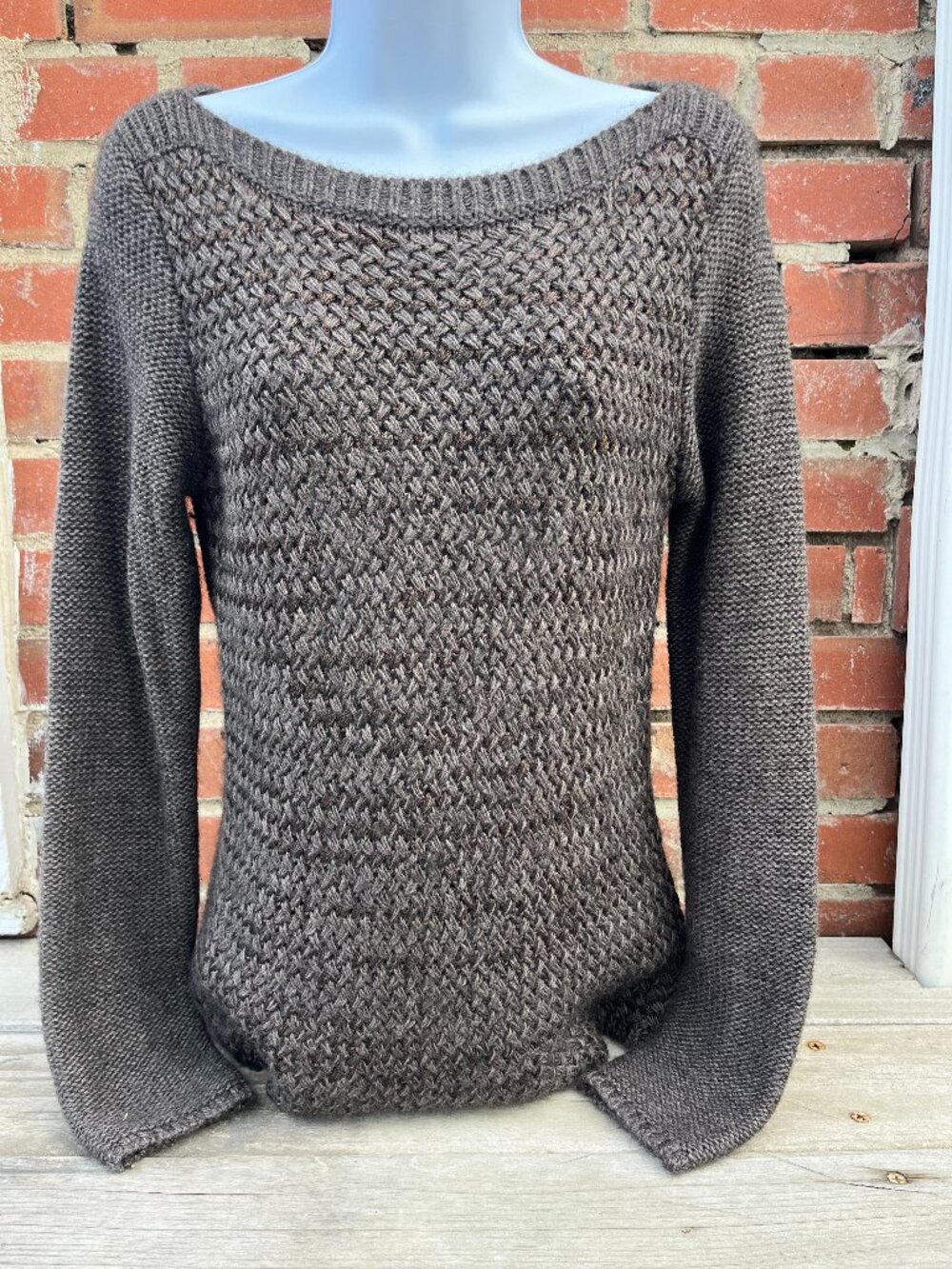 Banana Republic Heritage Brown Sweater Made with Italian Yarn